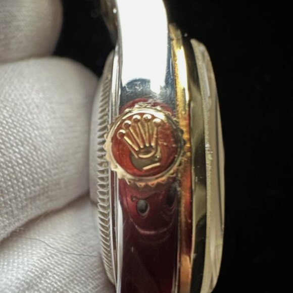 Rolex Datejust 36mm – 18k Gold & SS | Smooth Bezel & White Baton - Picture 4 of 17